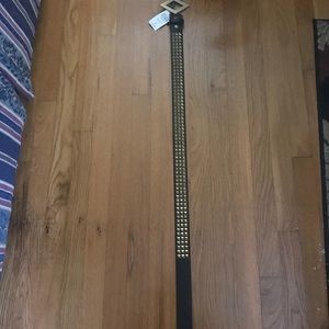 Harley Quinn gold stud belt